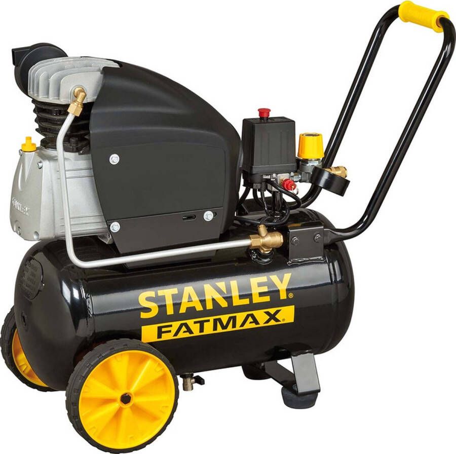 STANLEY Compressor 251 10 24S FMXCM0062E Luchtcompressor 10Bar 24L 240L Min Geïntegreerd Anti-Slip Handvat Zwart