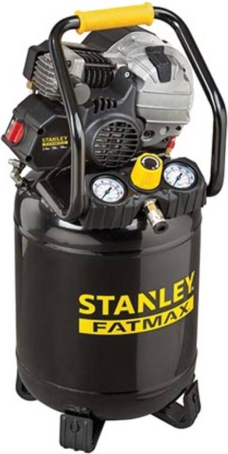 STANLEY Fatmax Professionele compressor oliegesmeerde luchtcompressor verticaal 2 pk 10 bar tankinhoud 24 L