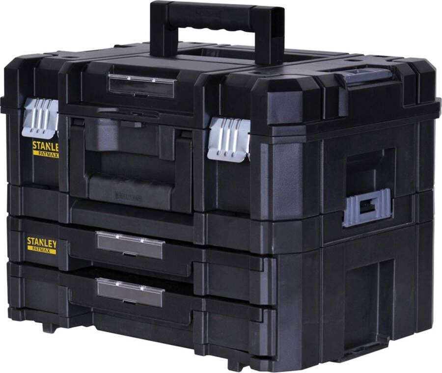 STANLEY FMST1-71981 FatMax Tstak Combo II+IV Gereedschapskoffer ondiepe lades stapelbaar