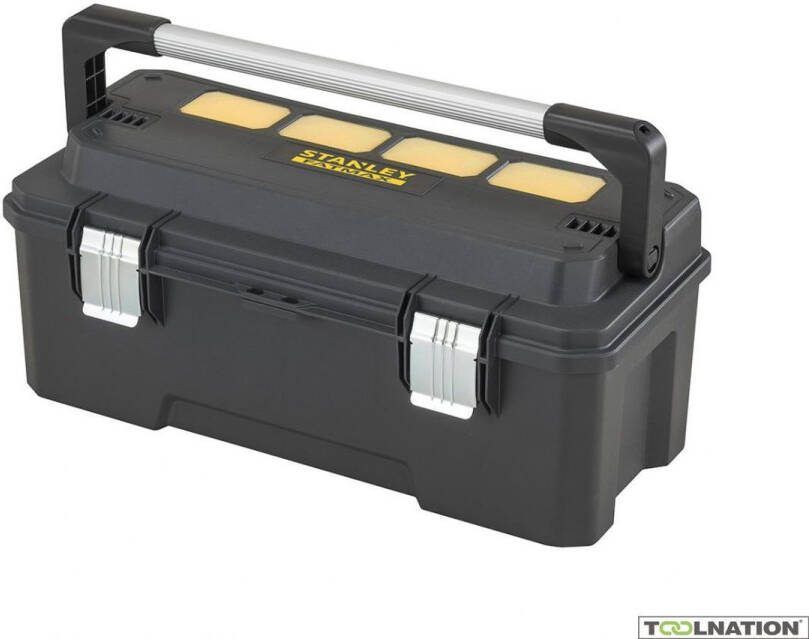 STANLEY STANLETY FatMax Pro Alu Cantilever Gereedschapskoffer 20 FMST1-75792 aluminium handgreep metalen sluitingen