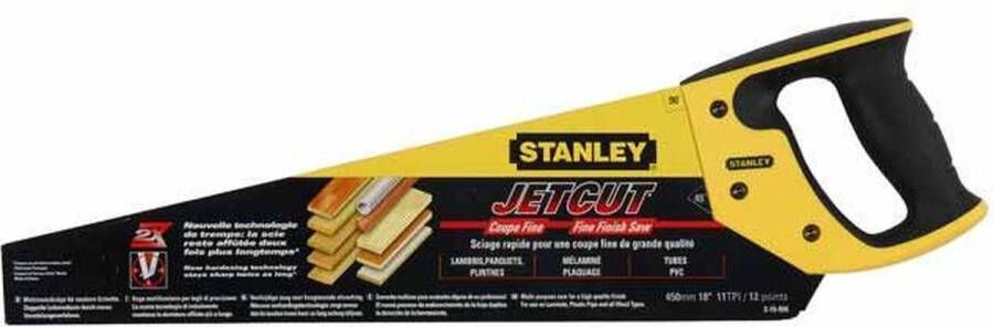 STANLEY Handzaag JetCut HP Fine 450mm 11T inch 2-15-595