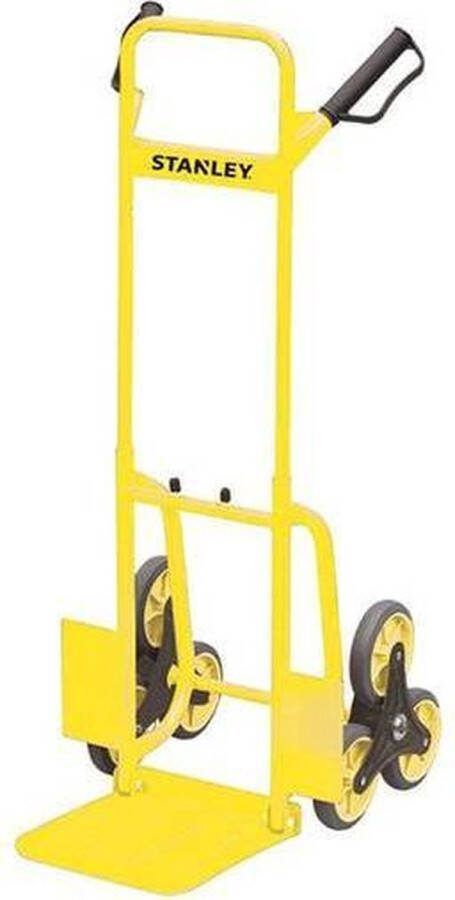 STANLEY Inklapbare Steekwagen FT521 Max. Draagcapaciteit 120KG 68 x 49 x 113 CM 6 Wielen Metaal Geel