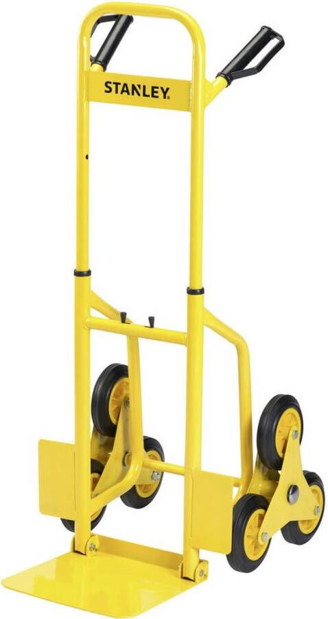 STANLEY Inklapbare Steekwagen FT521 Max. Draagcapaciteit 120KG 68 x 49 x 113 CM 6 Wielen Metaal Geel