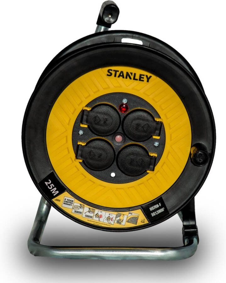STANLEY Kabelhaspel 25m IP44 3G 1 5 mm²