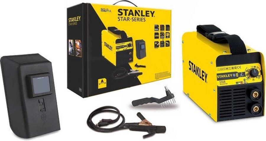 STANLEY Lasinverter Star 4000 MMA Met lashelm draagriem en accessoires ST61411