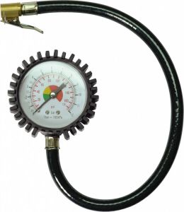 STANLEY Manometer 150538XSTN Drukmeter voor Compressor Max. 12Bar Bar PSI Zwart
