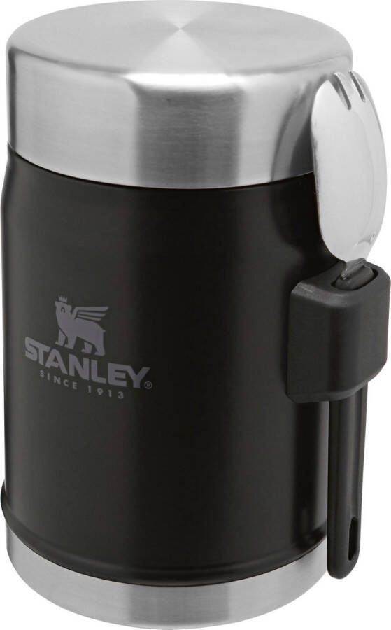 Stanley PMI Stanley The Legendary Food Jar + Spork 0 4L Thermosfles Matt Black