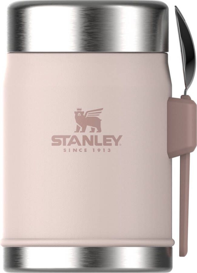 Stanley PMI Stanley The Legendary Food Jar + Spork 0 4L Thermosfles Rose Quartz