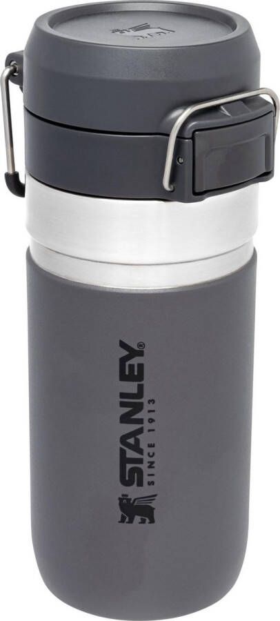 Stanley PMI Stanley The Quick Flip Water Bottle 0 47L Thermosfles Charcoal