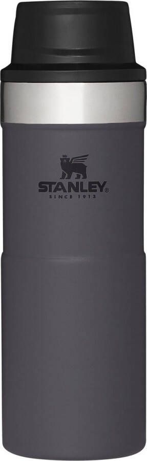 Stanley PMI Stanley The Trigger-Action Travel Mug 0 35L Charcoal