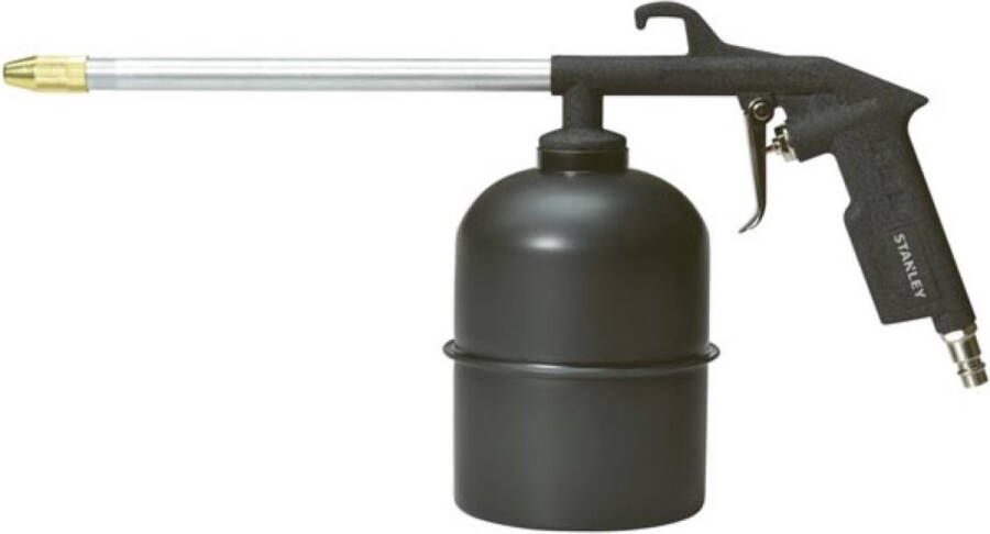 Stanley Pneumatisch Spuitpistool Met Lang Mondstuk Inhoud 1 L 130 L min 19 X 10 X 19.5cm Staal Z