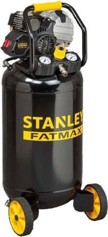 Stanley Compressor Hy 227 10 50v Fmxc Luchtcompressor 10 Bar 50l Met Handgreep Zwart
