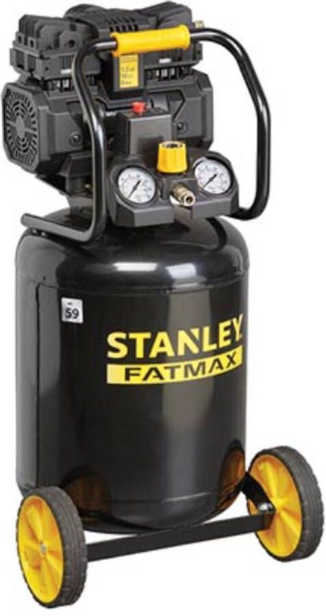 STANLEY Professionele Compressor Zonder Olie Verticaal Low Noise 50 L 1.5 pk 8 bar