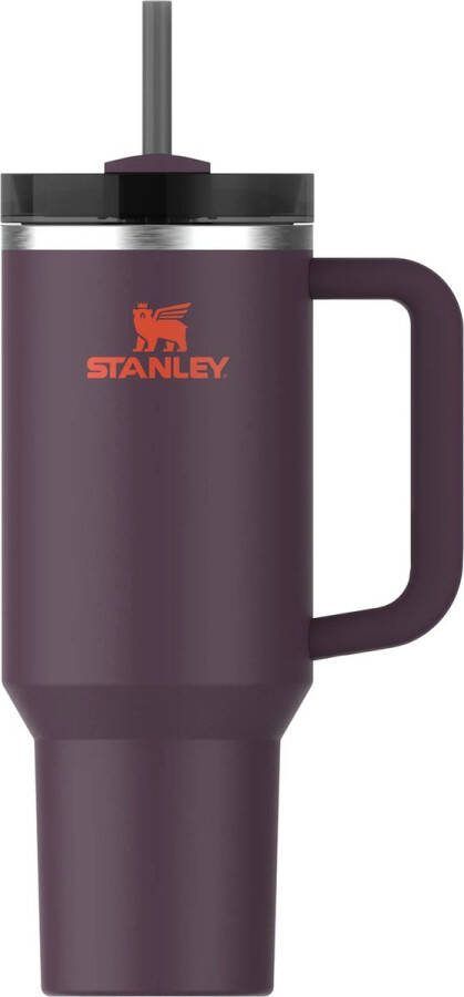 STANLEY Quencher H2.0 Flowstate Tumbler Plum 1.2L RVS Cup met Rietje Thermosbeker Thermosfles Beker Drinkbeker Drinkfles Mug Waterfles