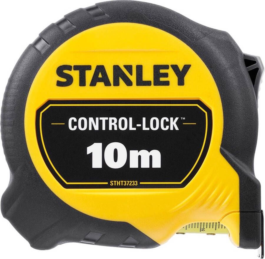 STANLEY Rolbandmaat Controle 10m 25mm Afstandmeter Meet- en Aftekengereedschap 1 Stuk(s)