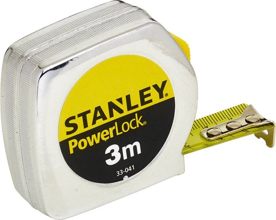STANLEY Rolbandmaat Powerlock 3 m 12.7 mm Metaal