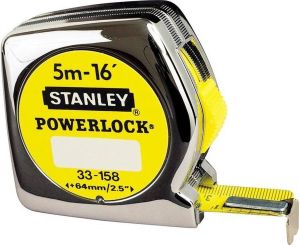 STANLEY STA-0-33-158 Rolbandmaat Powerlock ABS M Ft