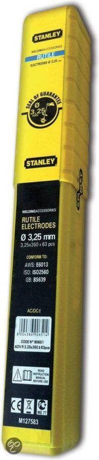STANLEY – Rutiel laselektroden – 2 5x300mm – 121 stuks