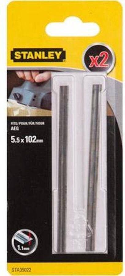 STANLEY schaafmes 'STA35022-XJ' HM 82 7 x 5 mm 2 stuks