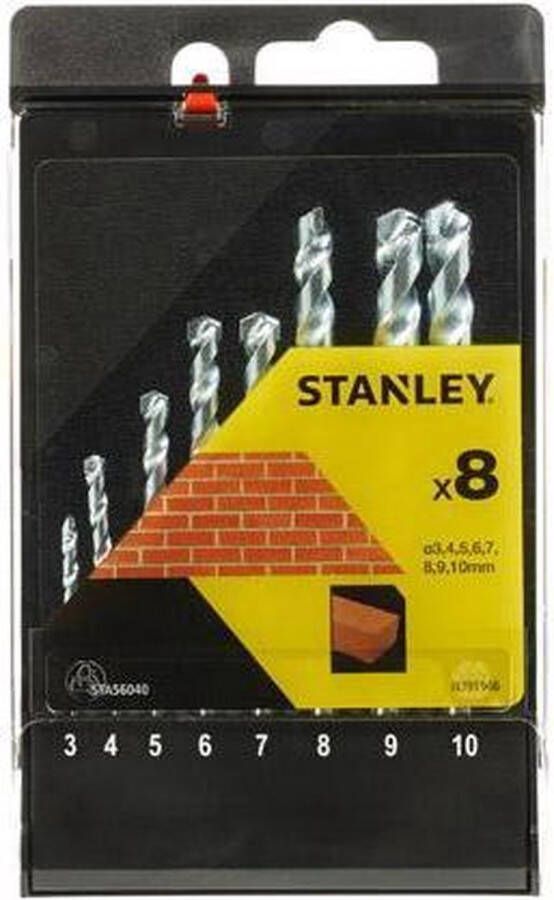 Stanley Betonboor Set Sta56040-qz – 8 Stuks