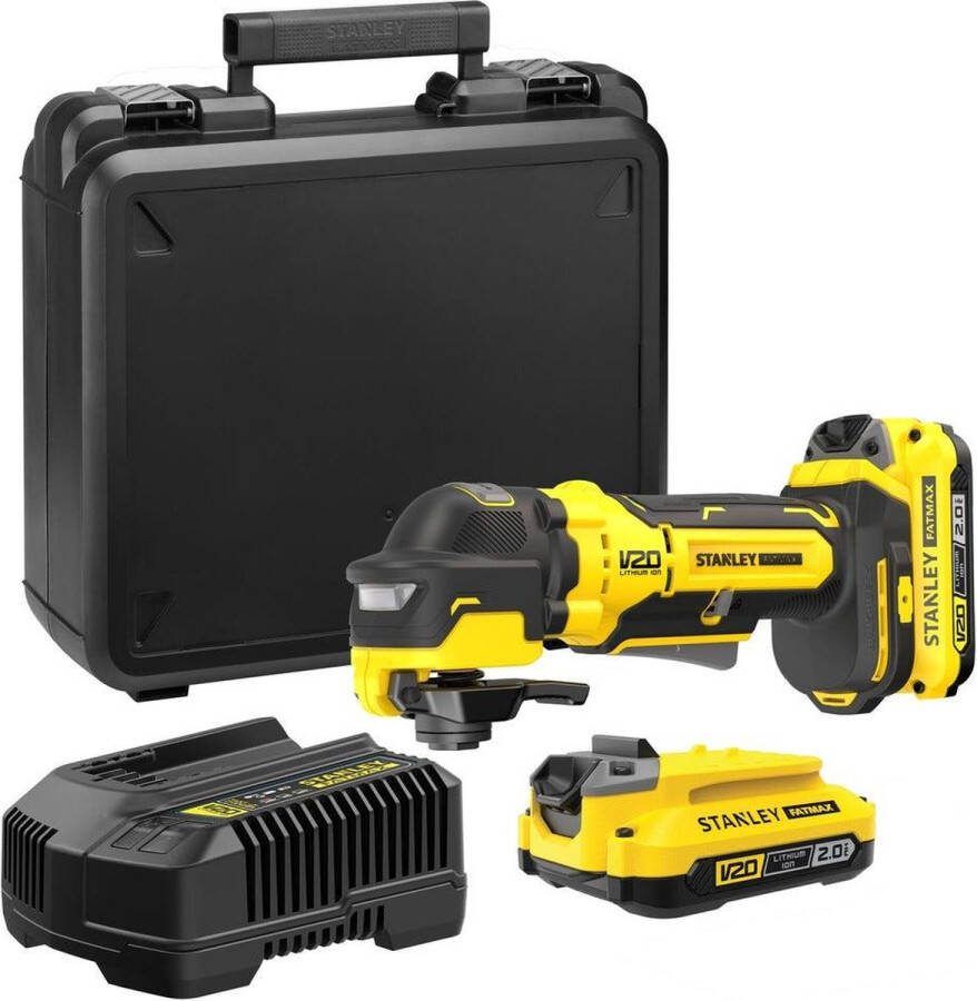 STANLEY SFMCE510D2K FATMAX V20 Accu Multitool Brushless 18V 2.0Ah in Koffer
