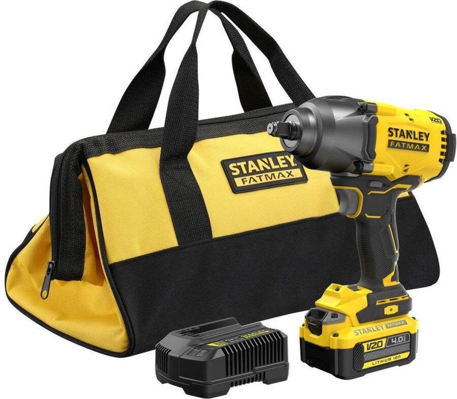 STANLEY SFMCF940M1 FATMAX V20 Accu Slagmoersleutel 1 2 949Nm Brushless 18V 4.0Ah in Transporttas