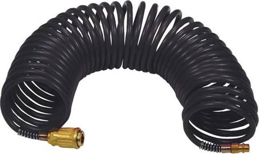 Stanley Luchtslang 15 Meter 170020XSTN Spiraalslang Compressor en Pneumatisch Gereedschap PVC