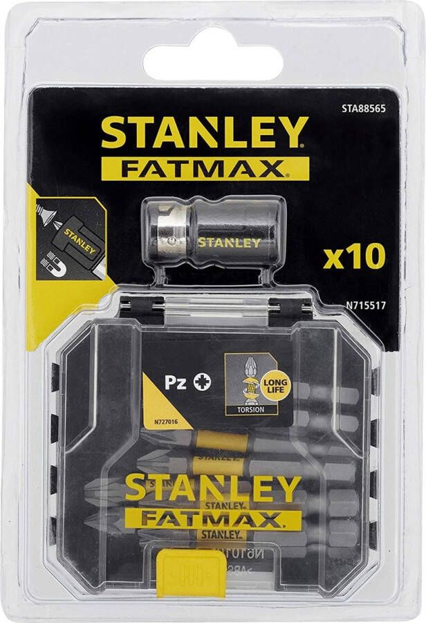 STANLEY STA88565-XJ bitset Pozidrive FATMAX 10-delig