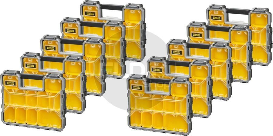 STANLEY 1-97-519 10 x FATMAX Pro Organizer Ondiep 446 x 357 x 74 mm