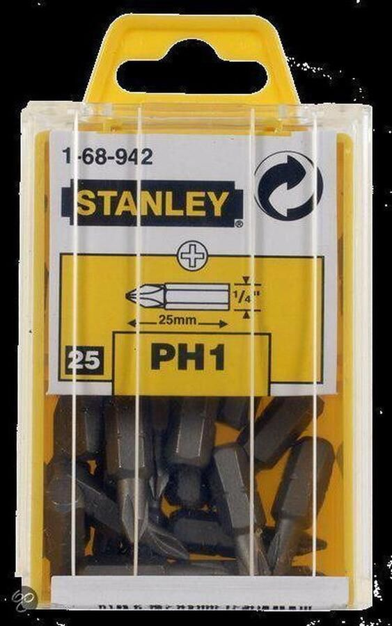STANLEY STA-1-68-942 Schroefbits Phillips 1 4