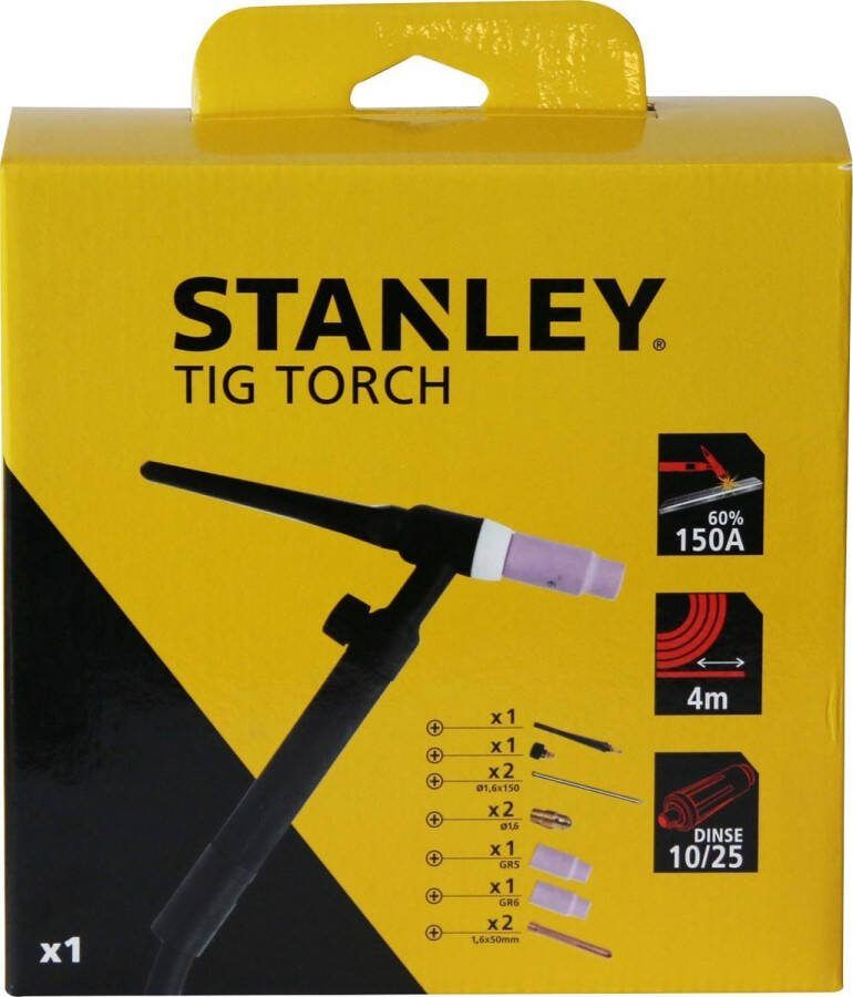 STANLEY TIG Toorts Lasset 4m slangpakket