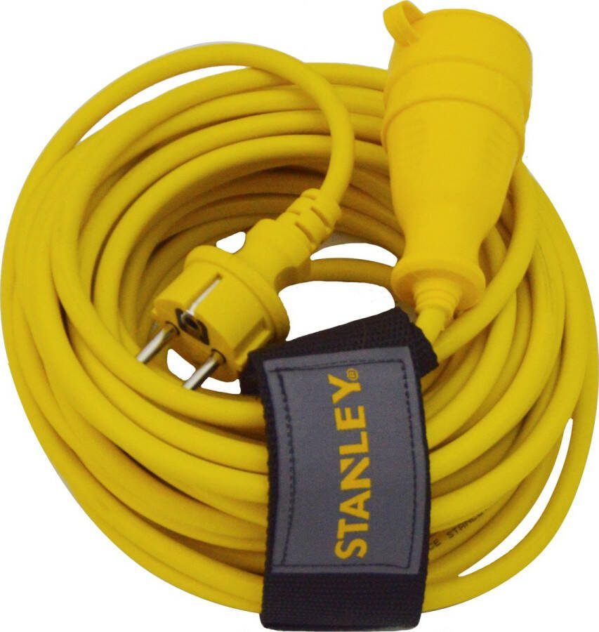 STANLEY Verlengsnoer 20 meter 3x1.5mm² (Type E) IP44