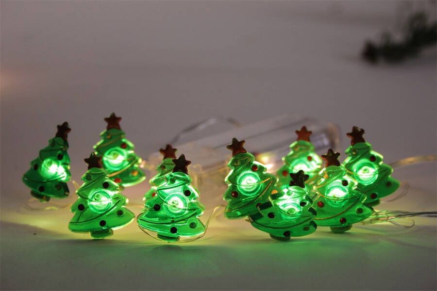 Star-Max lichtsnoer decoratie Kerstboom 10 LEDs