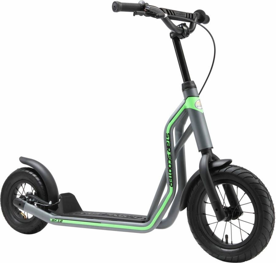 STAR SCOOTER autoped 12 inch + 10 inch grijs