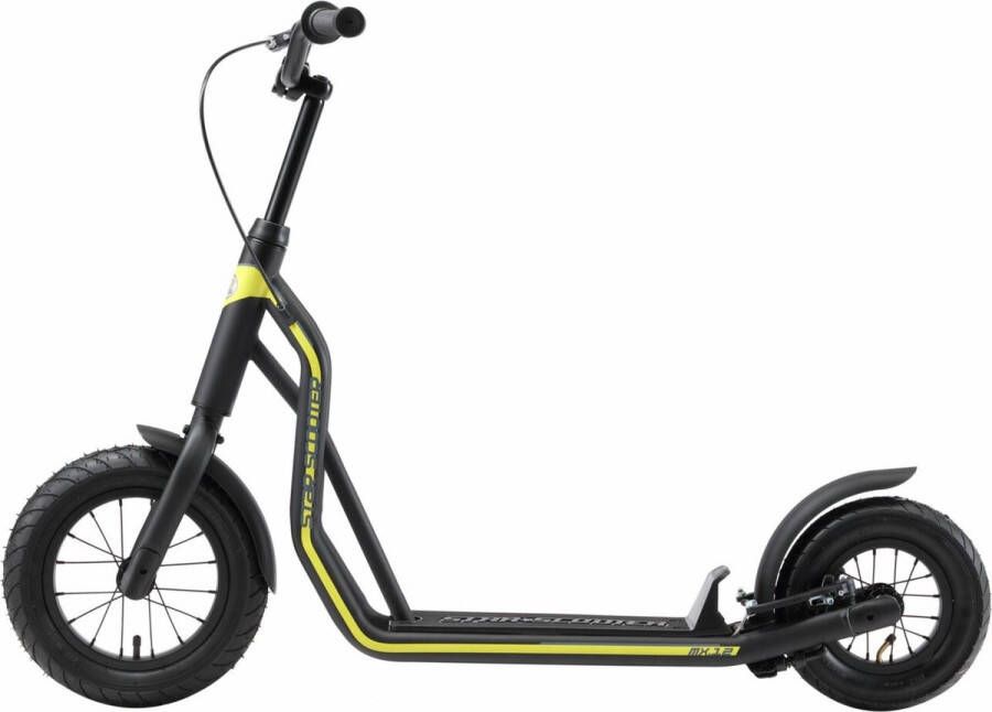 STAR SCOOTER Autoped 12 inch + 10 inch zwart