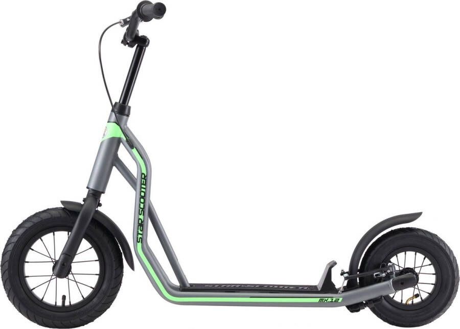 STAR SCOOTER autoped 16 inch + 12 inch grijs