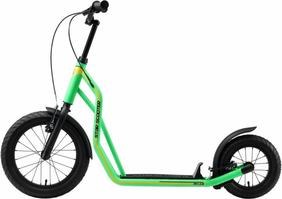 STAR SCOOTER autoped 16 inch + 12 inch groen