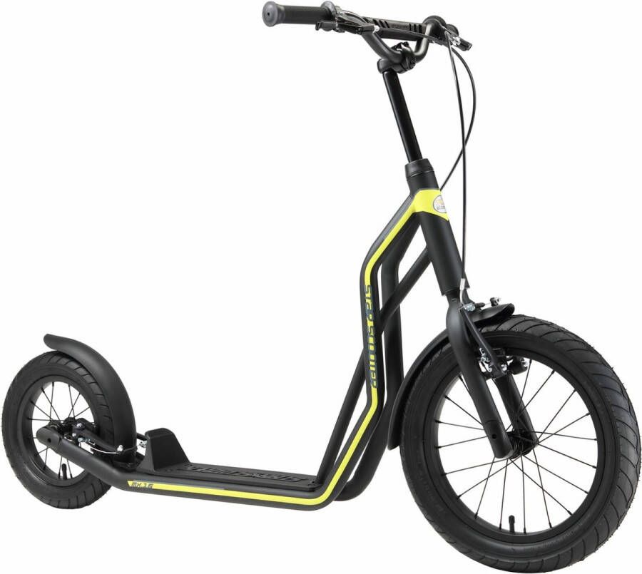STAR SCOOTER Autoped 16 inch + 12 inch zwart