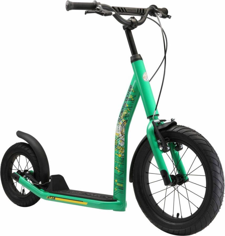 Star Scooter Bikestar Autoped New Gen Sport 16 Inch 12 Inch Groen