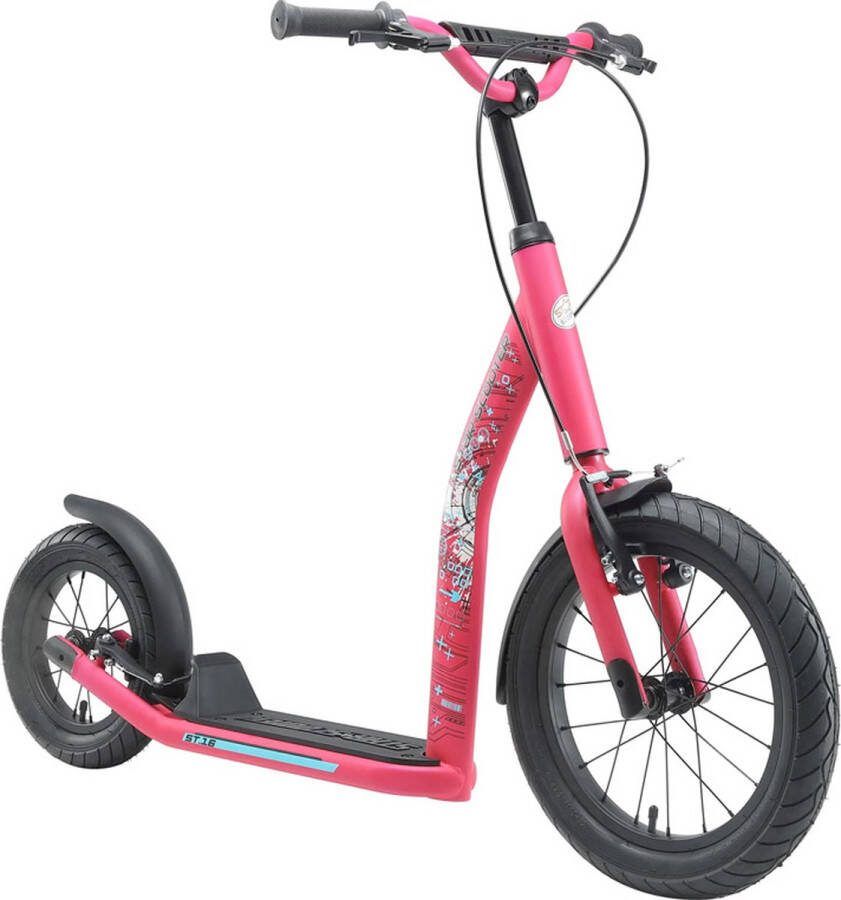 Star Scooter Bikestar Autoped New Gen Sport 16 Inch 12 Inch Roze