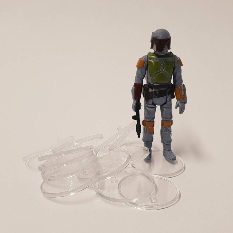 Star Stands : Vintage Star Wars 1 5 inch display stands voetjes 20 stuks Vitrine display stands