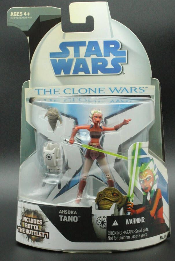 Star Wars Ahsoka Tano + Rotta the Huttlet Clone Wars Actiefiguur Hasbro 2008