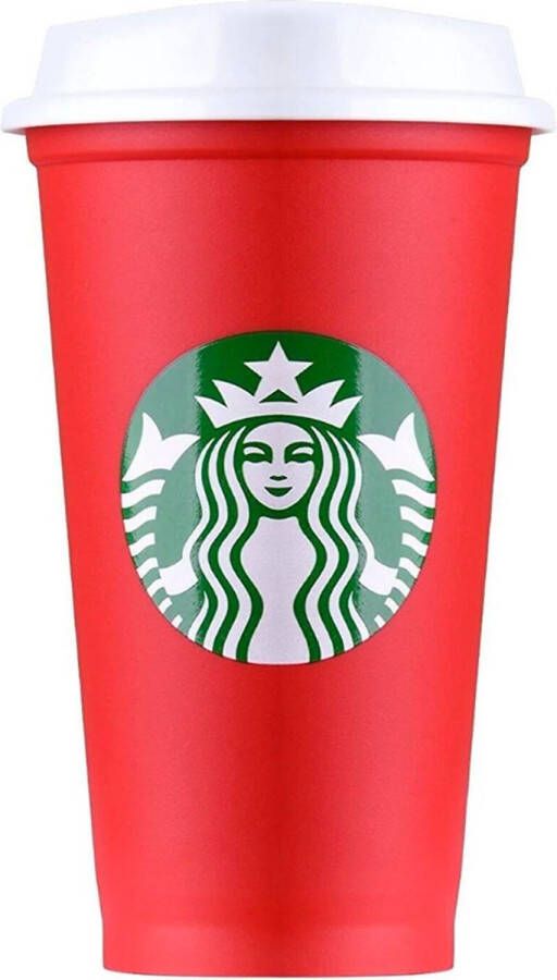 Starbucks Beker Red Holiday Cup Drinkbeker 16oz Met Deksel Herbruikbaar ijskoffie beker- koffie beker Limited Edition 2023