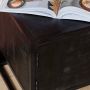 Starfurn Boekenkast zwart mangohout Denver Black Mangohout en staal 55 cm - Thumbnail 1