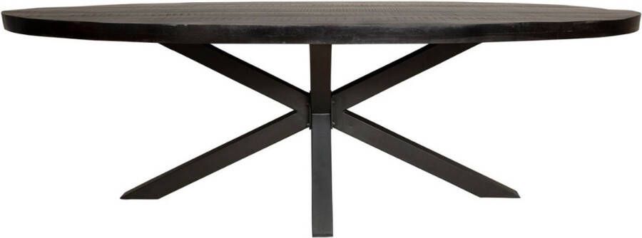 Starfurn Eetkamertafel Denver Black | Ovaal | 180 cm|STF-537