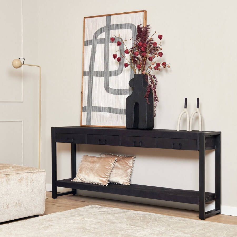 Starfurn Sidetable Boaz Black | 180 cm STF-820
