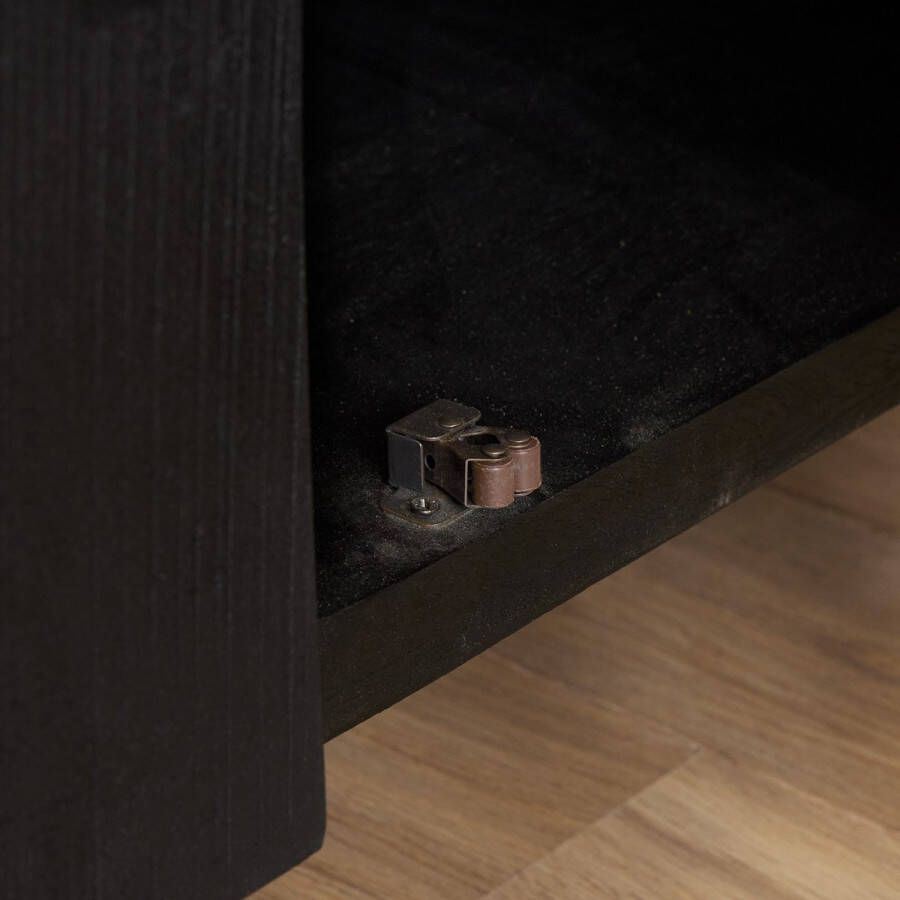 Starfurn Tv meubel Boaz Black 150 cm | Twee deuren en een lade STF-822