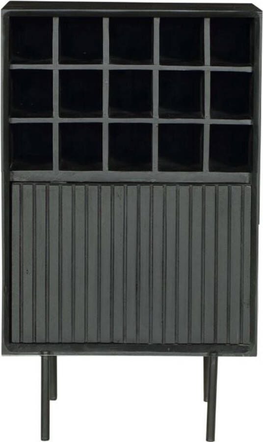 Starfurn Wijnkast Madison Black | 55 cm-STF-5756