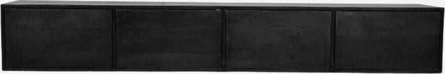 Starfurn Zwevend Tv meubel Vision Black | 240 cm|STF-2807