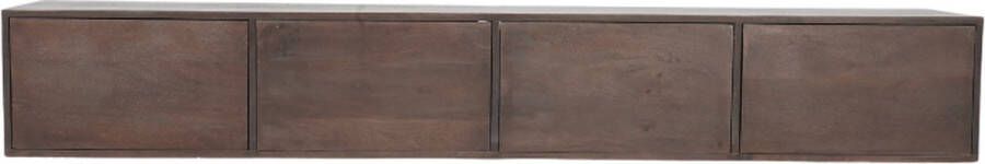Starfurn Zwevend tv meubel Vision Walnut | 240 cm-STF-2811